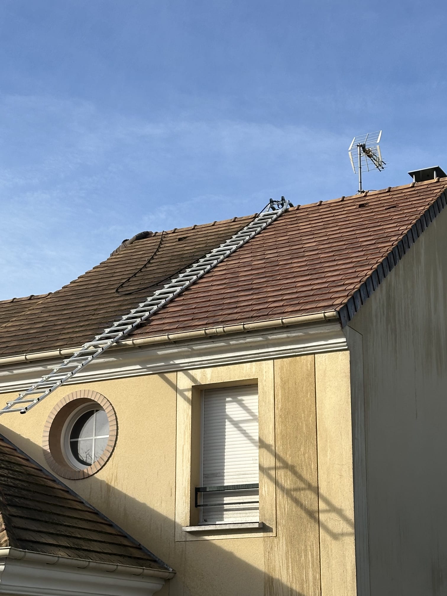 nettoyage toiture ardoise basse pression